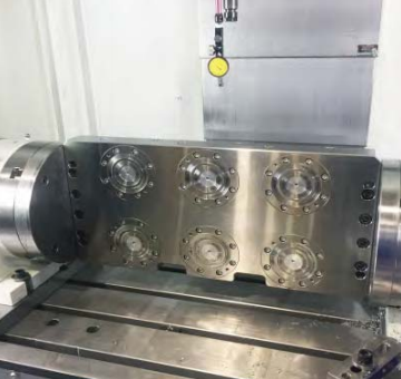 零点定位器四轴加工案例