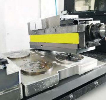 零点定位器配合机械虎钳案例